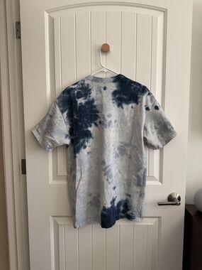 Nike Short Sleeve Tie-Dye Tee - Navy & White